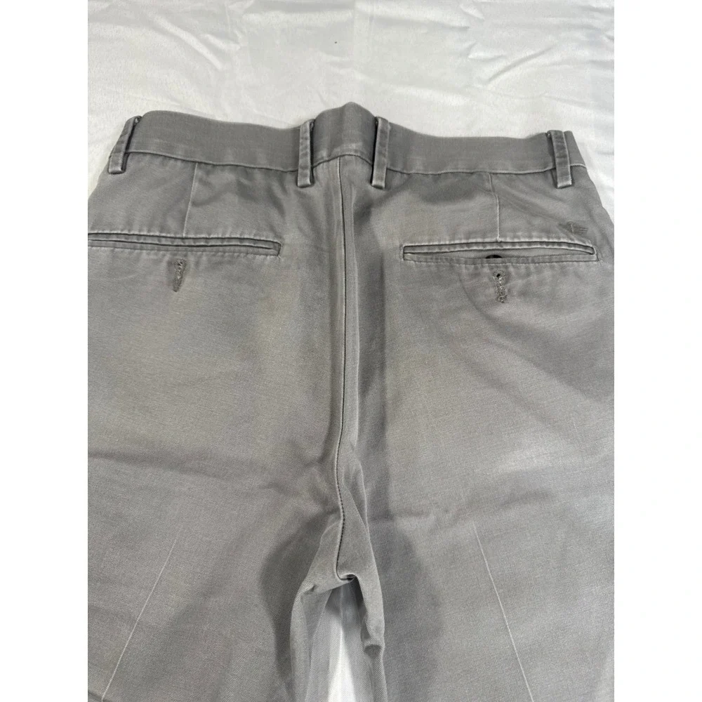 Dockers Mens Slim Fit Chino Pants 30x29 Gray Casual Classic Workwear Everyday